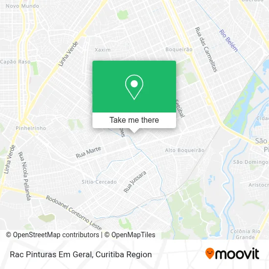 Rac Pinturas Em Geral map