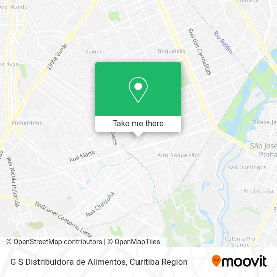 G S Distribuidora de Alimentos map