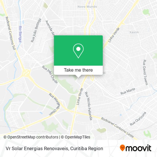 Mapa Vr Solar Energias Renovaveis