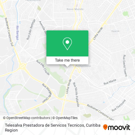 Telesalva Prestadora de Servicos Tecnicos map