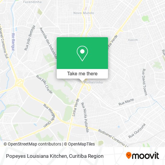 Popeyes Louisiana Kitchen map