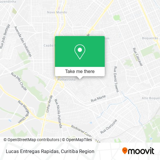 Lucas Entregas Rapidas map
