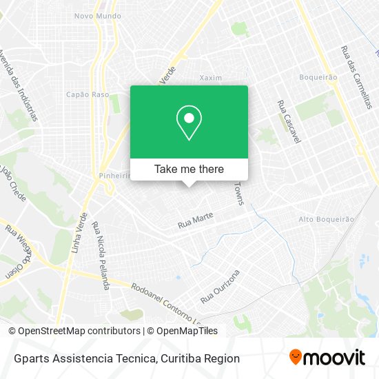 Gparts Assistencia Tecnica map