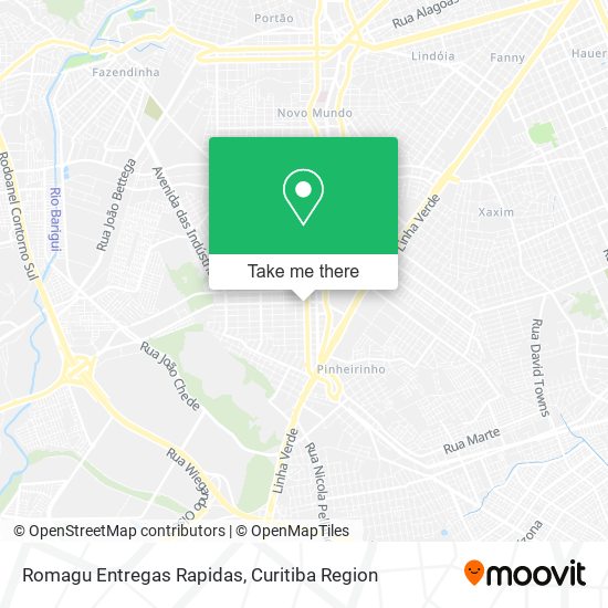 Romagu Entregas Rapidas map