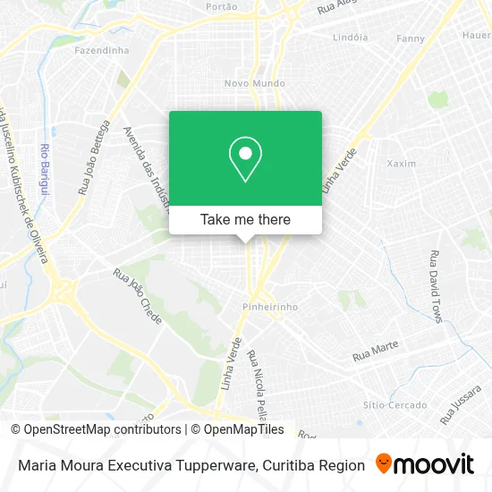 Maria Moura Executiva Tupperware map