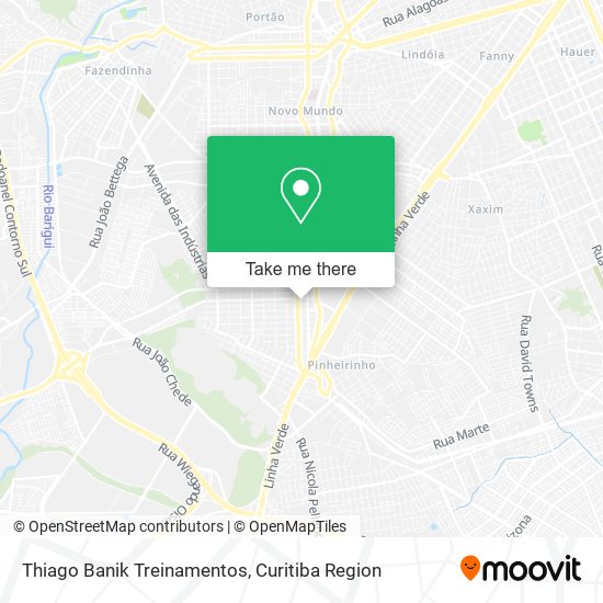 Thiago Banik Treinamentos map