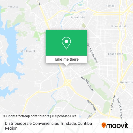 Distribuidora e Conveniencias Trindade map