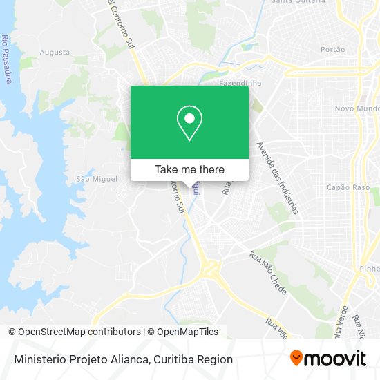 Ministerio Projeto Alianca map