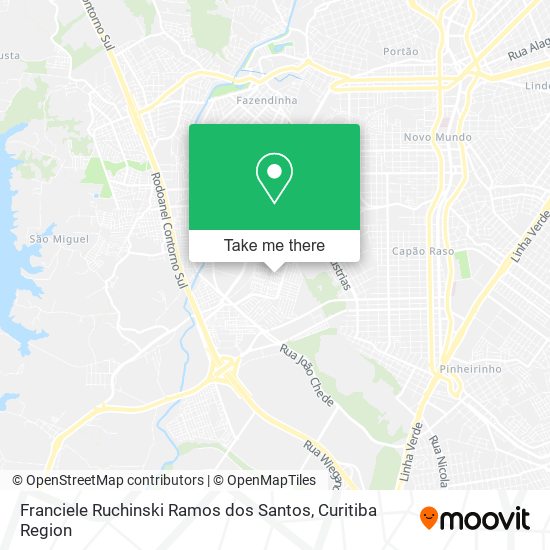 Franciele Ruchinski Ramos dos Santos map