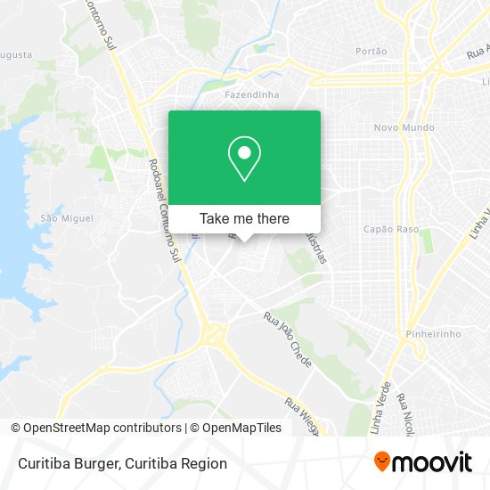 Curitiba Burger map