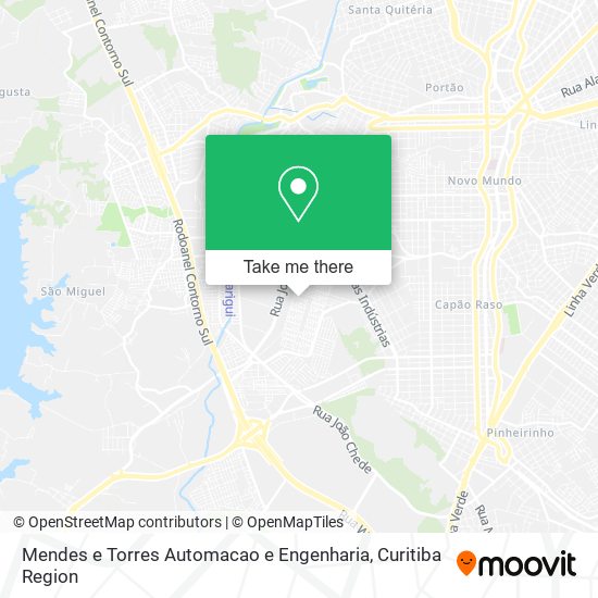 Mapa Mendes e Torres Automacao e Engenharia