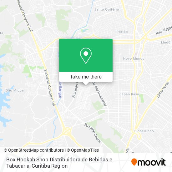 Box Hookah Shop Distribuidora de Bebidas e Tabacaria map