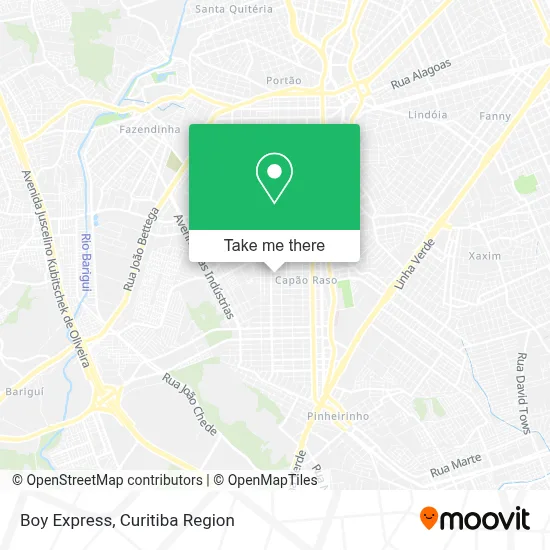 Boy Express map