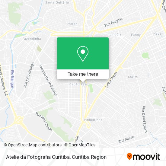 Atelie da Fotografia Curitiba map