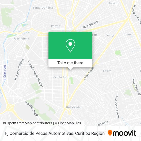 Fj Comercio de Pecas Automotivas map