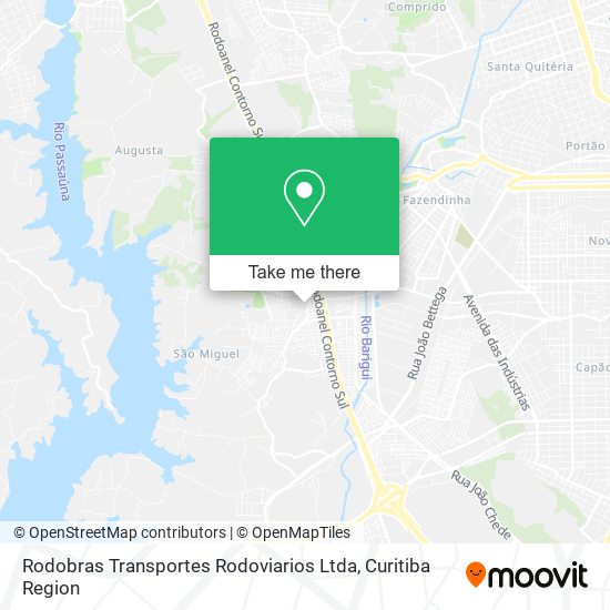 Rodobras Transportes Rodoviarios Ltda map