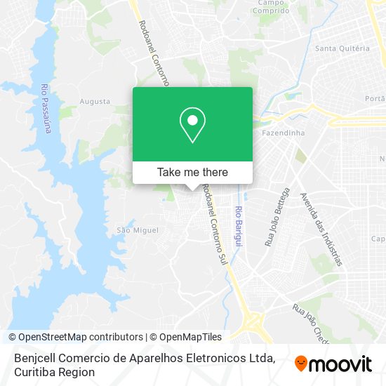 Benjcell Comercio de Aparelhos Eletronicos Ltda map