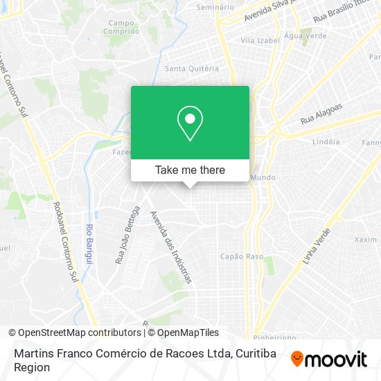 Martins Franco Comércio de Racoes Ltda map