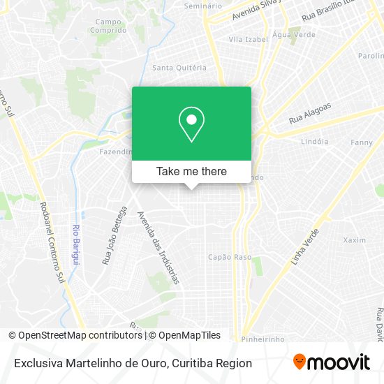 Mapa Exclusiva Martelinho de Ouro