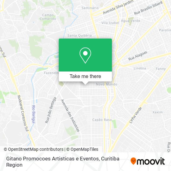 Gitano Promocoes Artisticas e Eventos map