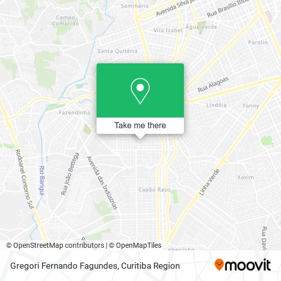 Gregori Fernando Fagundes map