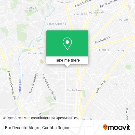 Bar Recanto Alegre map