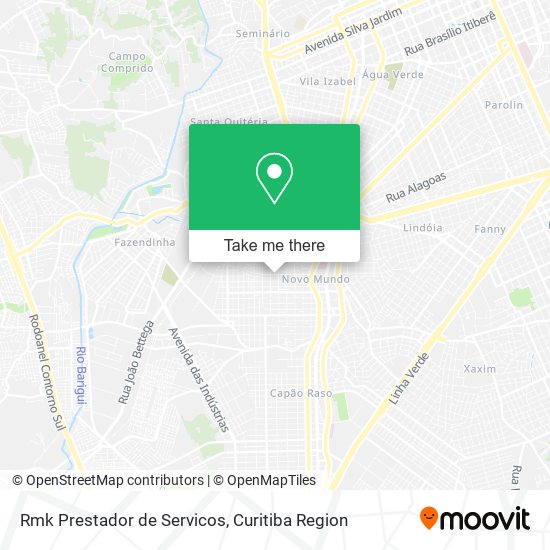 Mapa Rmk Prestador de Servicos