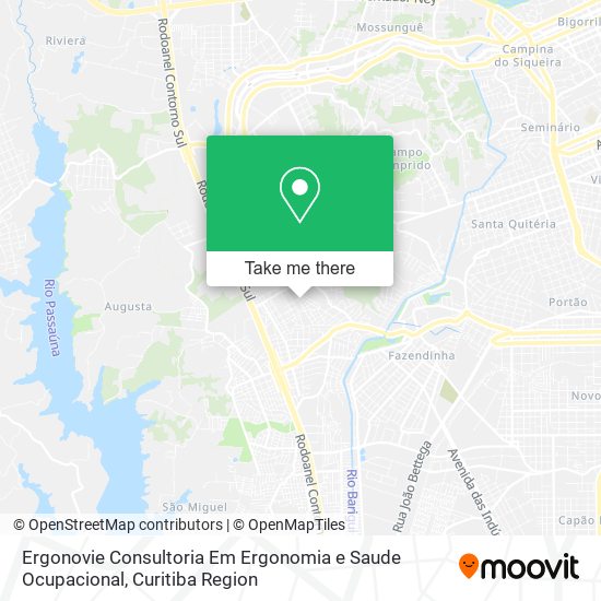 Ergonovie Consultoria Em Ergonomia e Saude Ocupacional map