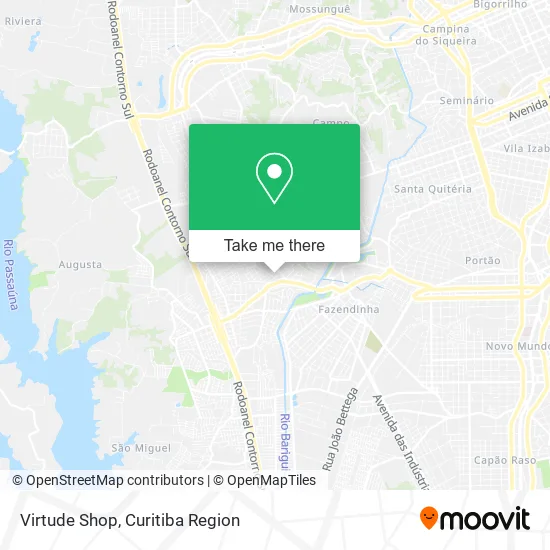 Virtude Shop map