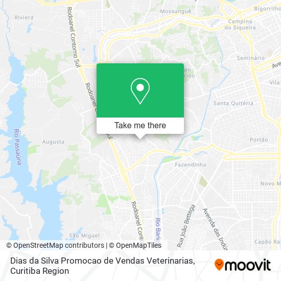 Dias da Silva Promocao de Vendas Veterinarias map