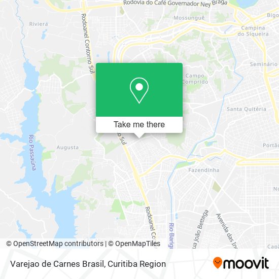 Varejao de Carnes Brasil map