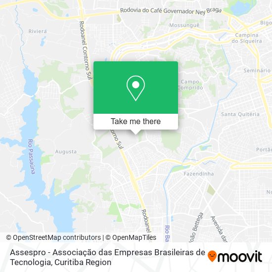 Assespro - Associação das Empresas Brasileiras de Tecnologia map