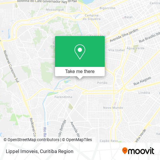 Mapa Lippel Imoveis