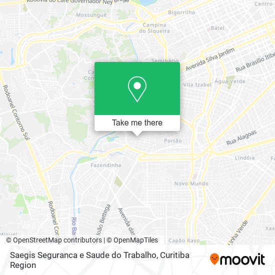 Saegis Seguranca e Saude do Trabalho map