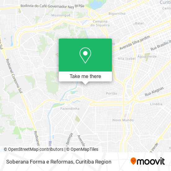 Soberana Forma e Reformas map