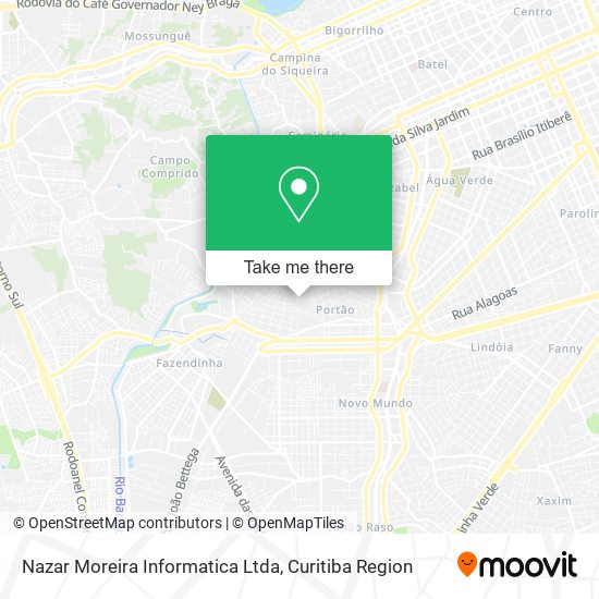 Mapa Nazar Moreira Informatica Ltda