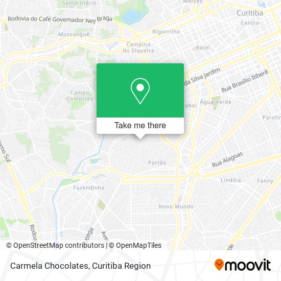 Carmela Chocolates map