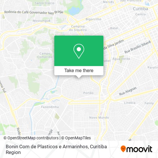 Bonin Com de Plasticos e Armarinhos map