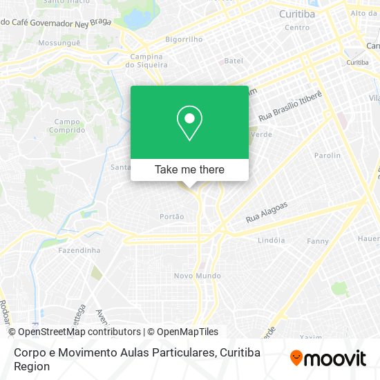 Corpo e Movimento Aulas Particulares map