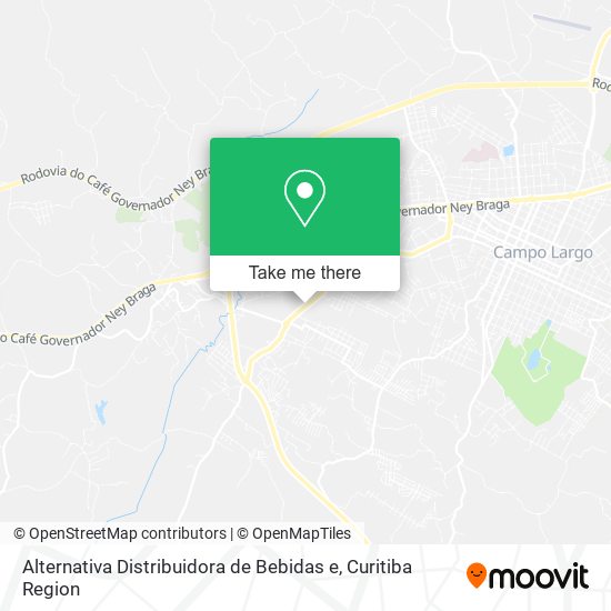 Alternativa Distribuidora de Bebidas e map
