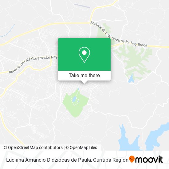 Luciana Amancio Didziocas de Paula map