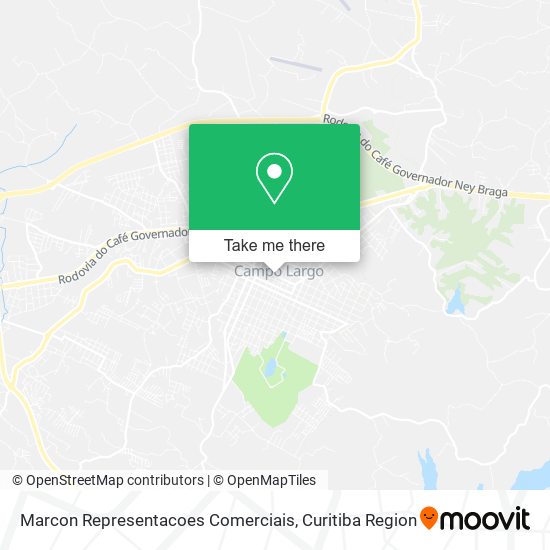 Mapa Marcon Representacoes Comerciais