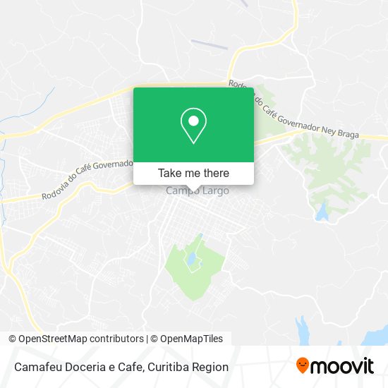Camafeu Doceria e Cafe map
