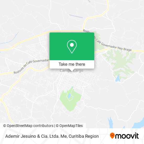 Ademir Jesuino & Cia. Ltda. Me map