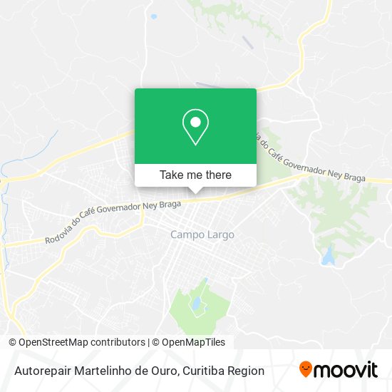 Autorepair Martelinho de Ouro map