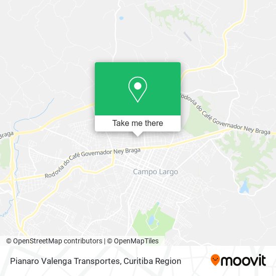 Pianaro Valenga Transportes map