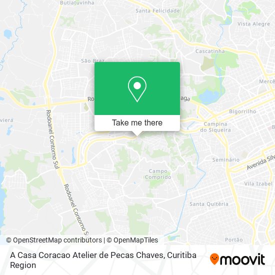 A Casa Coracao Atelier de Pecas Chaves map