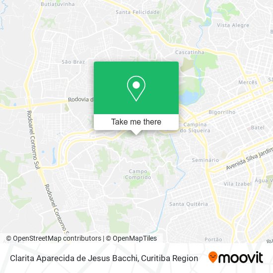 Clarita Aparecida de Jesus Bacchi map