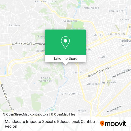 Mandacaru Impacto Social e Educacional map
