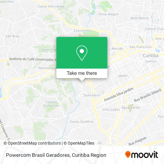 Powercom Brasil Geradores map